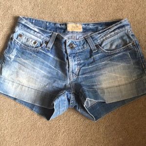 Denim shorts